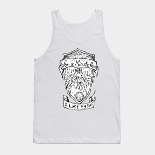 For a minute there I lost myself - Karma Police Illustrated Lyrics Tank Top